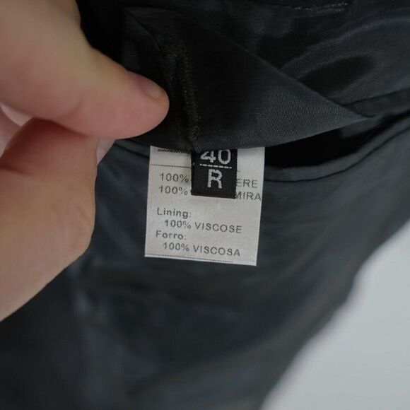 Hathaway Platinum 100% Pure Cashmere 3 Button Blazer 42R - Picture 9 of 14